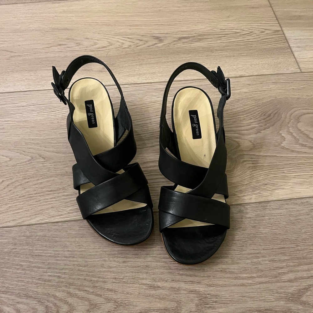 Paul Green Leather Strappy Sandal